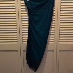 Nicole Miller Mesh strapless